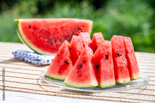 Konstfotografi スイカ　夏の風物詩