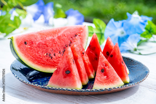 スイカ　夏の風物詩