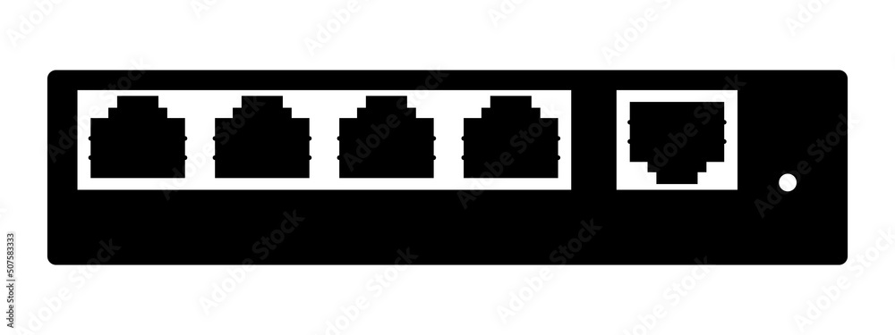 Obraz premium スイッチングハブ