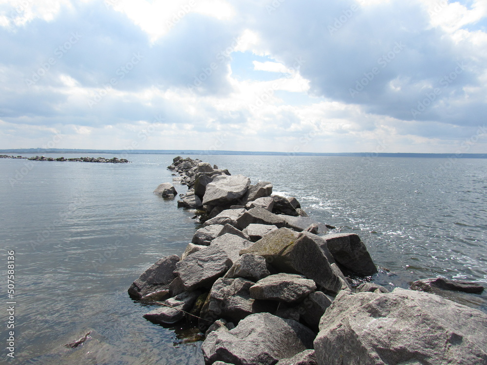 rocks on the beach