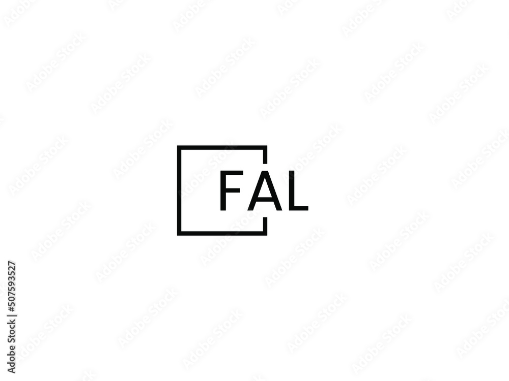 FAL Letter Initial Logo Design Vector Illustration FAL Letter Initial Logo Design Vector Illustration