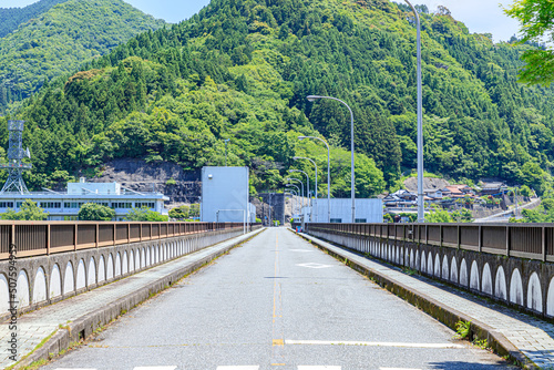 初夏の耶馬溪ダム 大分県中津市 Yabakei Dam in early summer. Ooita-ken Nakatsu city.