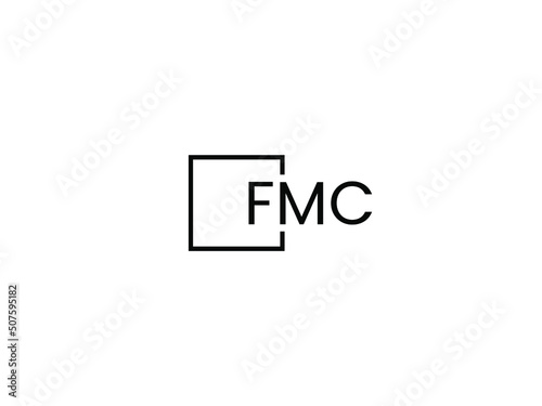 FMC Letter Initial Logo Design Vector Illustration photo
