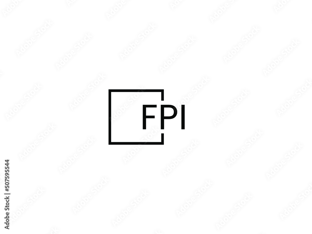 FPI letter initial logo design vector illustration FPI letter initial logo design vector illustration