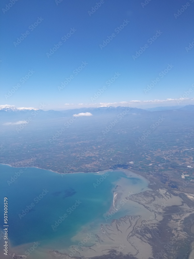 aerial view of sea aerial view of sea