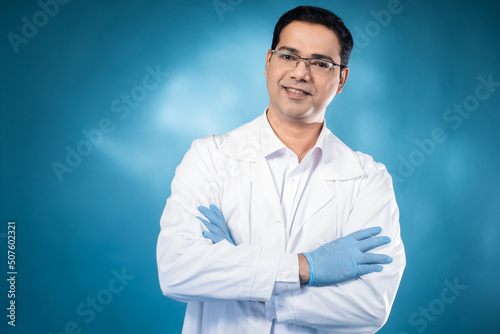 Successful man medic. Young...