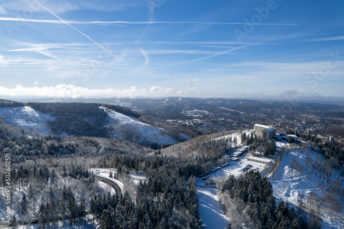 The Thuringian Forest from above