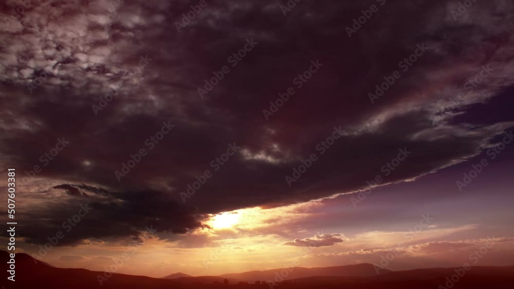 sunset sun ray time lapse sunset sun ray time lapse