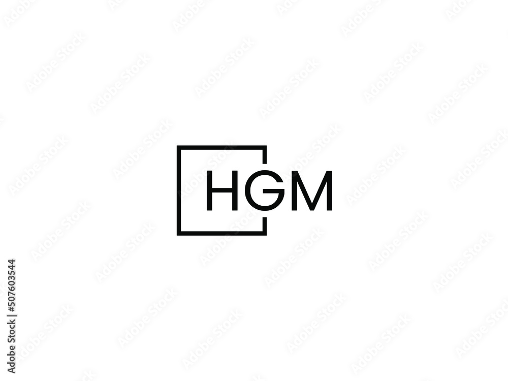 HGM letter initial logo design vector illustration HGM letter initial logo design vector illustration