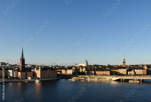 Panoramic view of Stockholm Sweden