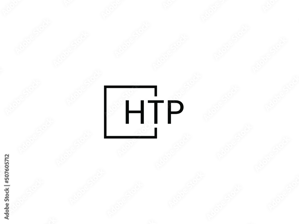 HTP letter initial logo design vector illustration HTP letter initial logo design vector illustration
