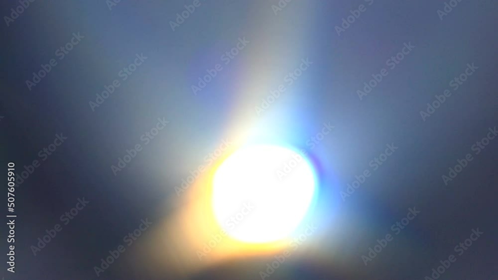 Spinning spectrum light in sun. Spinning spectrum light in sun.