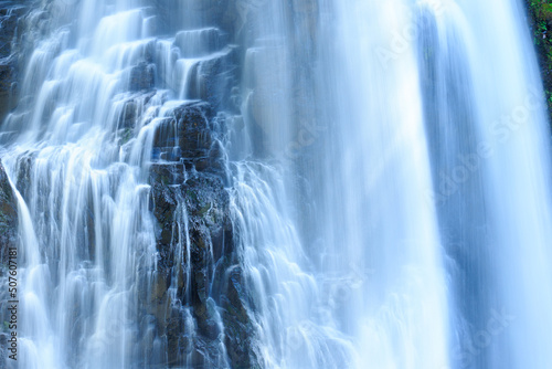 waterfall in the mountains