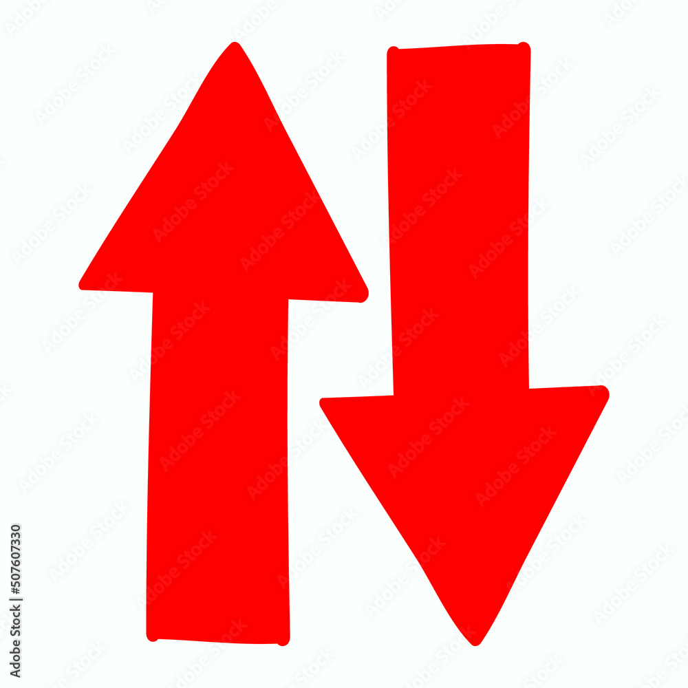 Red arrow icon vector EPS- 10 Red arrow icon vector EPS- 10