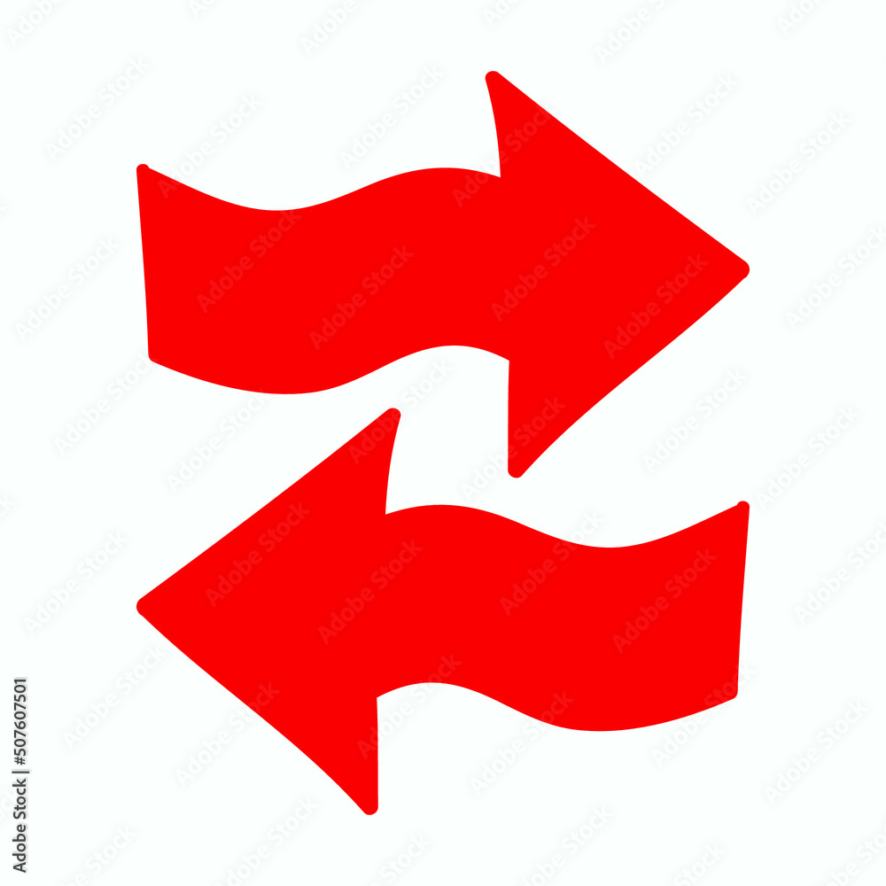 Red arrow icon vector EPS- 10 Red arrow icon vector EPS- 10