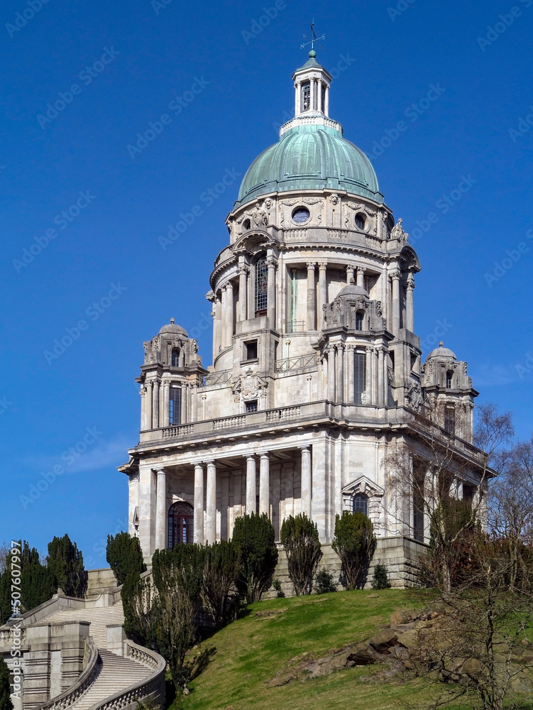 Ashton Memorial in Lancaster, northwest England