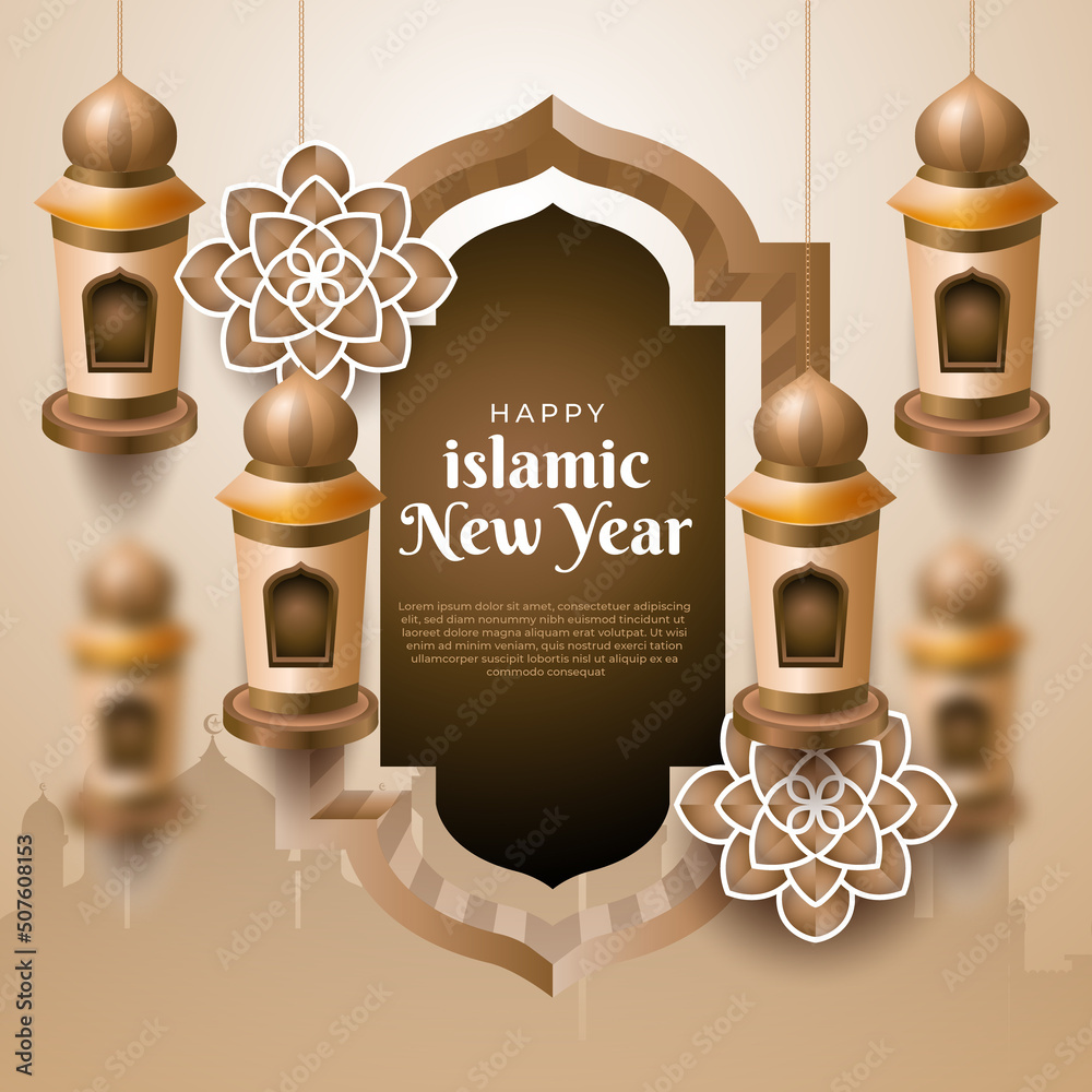 islamic new year social media post