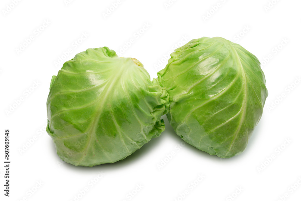 Cabbage isolated on white background. Cabbage isolated on white background.