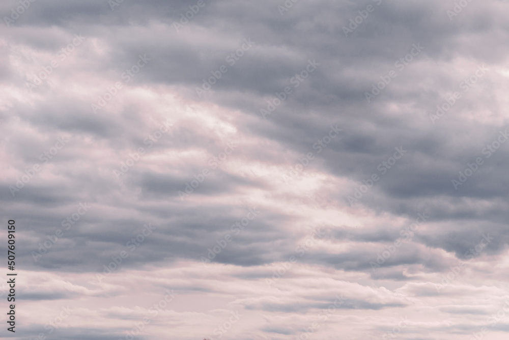 Sky and clouds as a background.