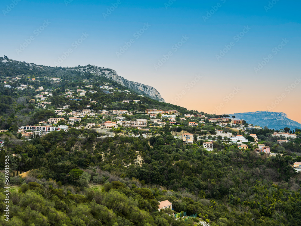 Eze mountain village in the south of France