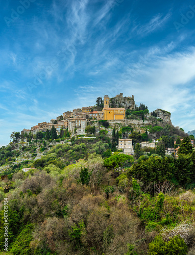 Eze a beautiful hilltop medieval village in the south of France