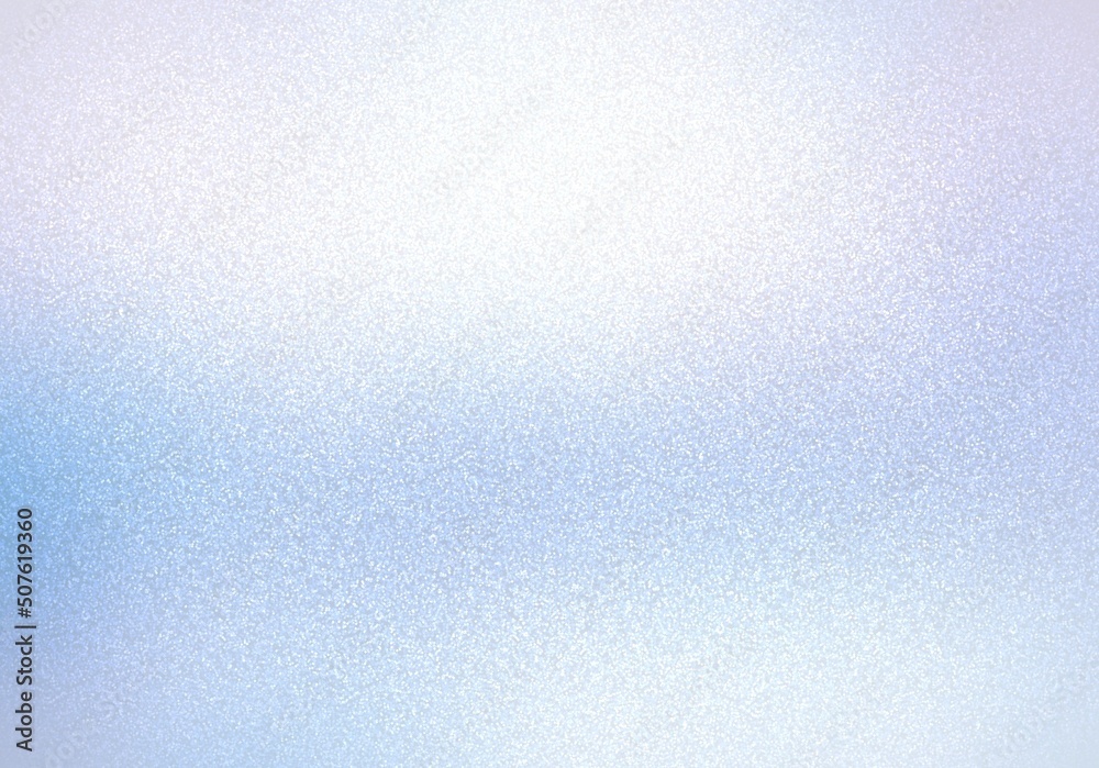 Winter icy textured frosted glass half translucent backdrop. Sanded light blue background.