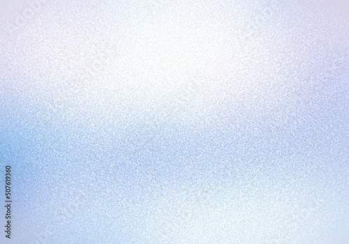 Winter icy textured frosted glass half translucent backdrop. Sanded light blue background.