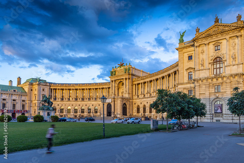 Hofburg w Wiedniu, zabytki i atrakcje turystyczne w mieście. photo