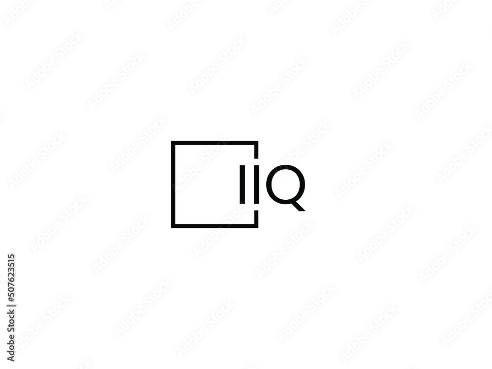 IIQ letter initial logo design vector illustration IIQ letter initial logo design vector illustration
