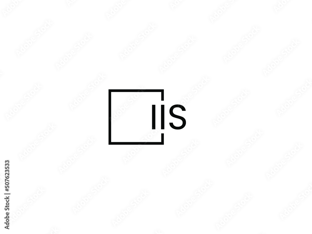 IIS letter initial logo design vector illustration IIS letter initial logo design vector illustration