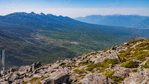 蓼科山頂の絶景 八ヶ岳と南アルプス
