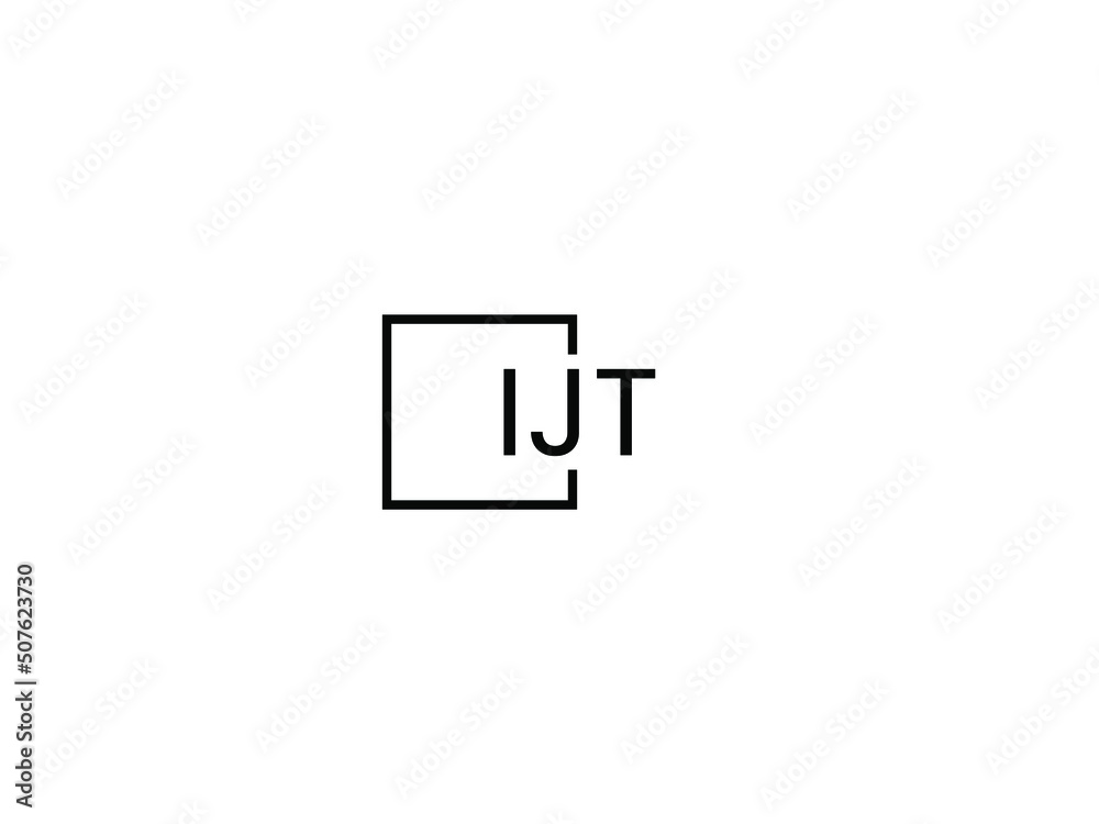IJT letter initial logo design vector illustration IJT letter initial logo design vector illustration