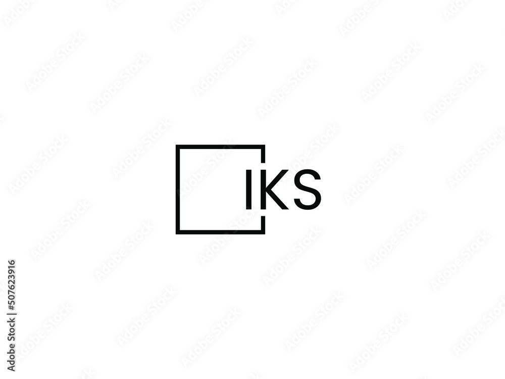 Obraz premium IKS letter initial logo design vector illustration