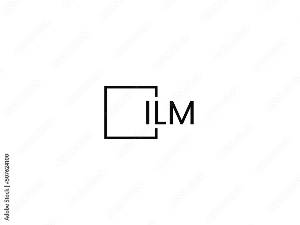 Obraz premium ILM letter initial logo design vector illustration