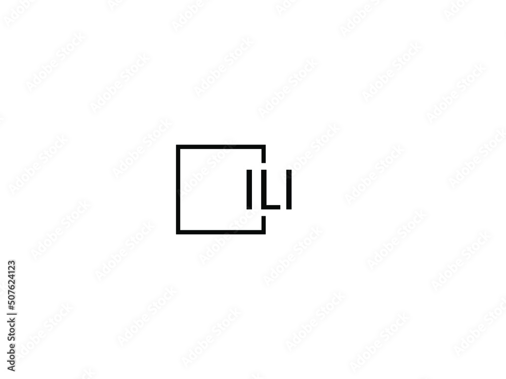 ILI letter initial logo design vector illustration ILI letter initial logo design vector illustration