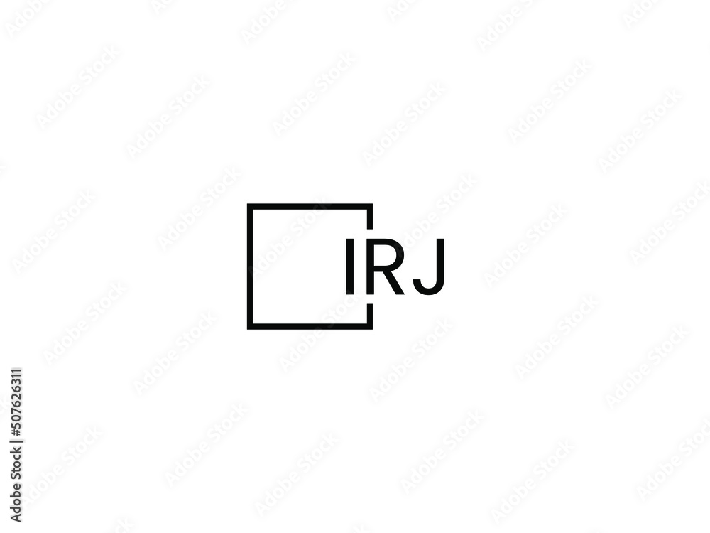 IRJ Letter Initial Logo Design Vector Illustration IRJ Letter Initial Logo Design Vector Illustration