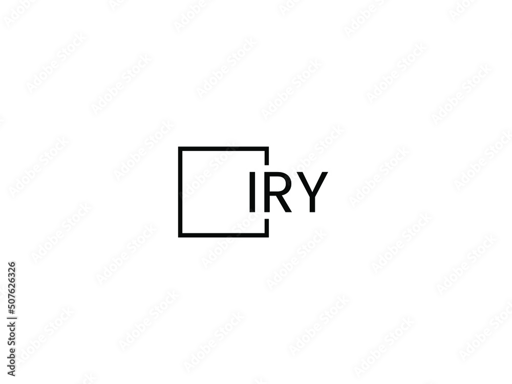 IRY Letter Initial Logo Design Vector Illustration IRY Letter Initial Logo Design Vector Illustration