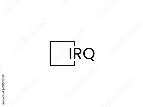 IRQ Letter Initial Logo Design Vector Illustration