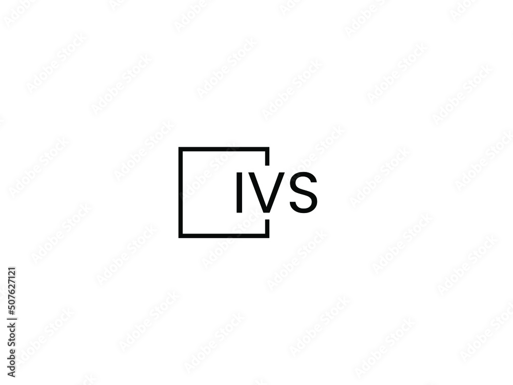 IVS letter initial logo design vector illustration IVS letter initial logo design vector illustration