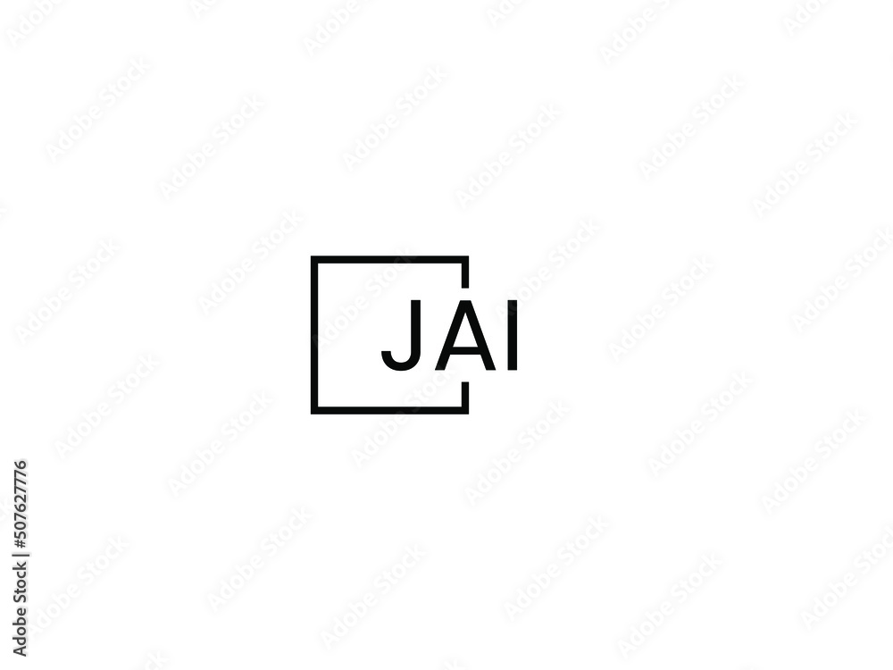 JAI letter initial logo design vector illustration JAI letter initial logo design vector illustration