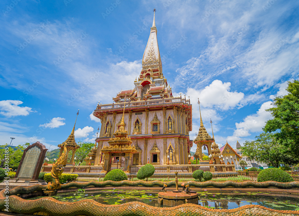 Fototapeta premium Old traditional buddhist temple in the Thailand