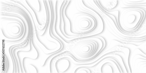 Abstract design with black and white abstract background . Abstract papercut and multi layer cutout geometric pattern on vector, Abstract soft white background with waves, textured Papercut .