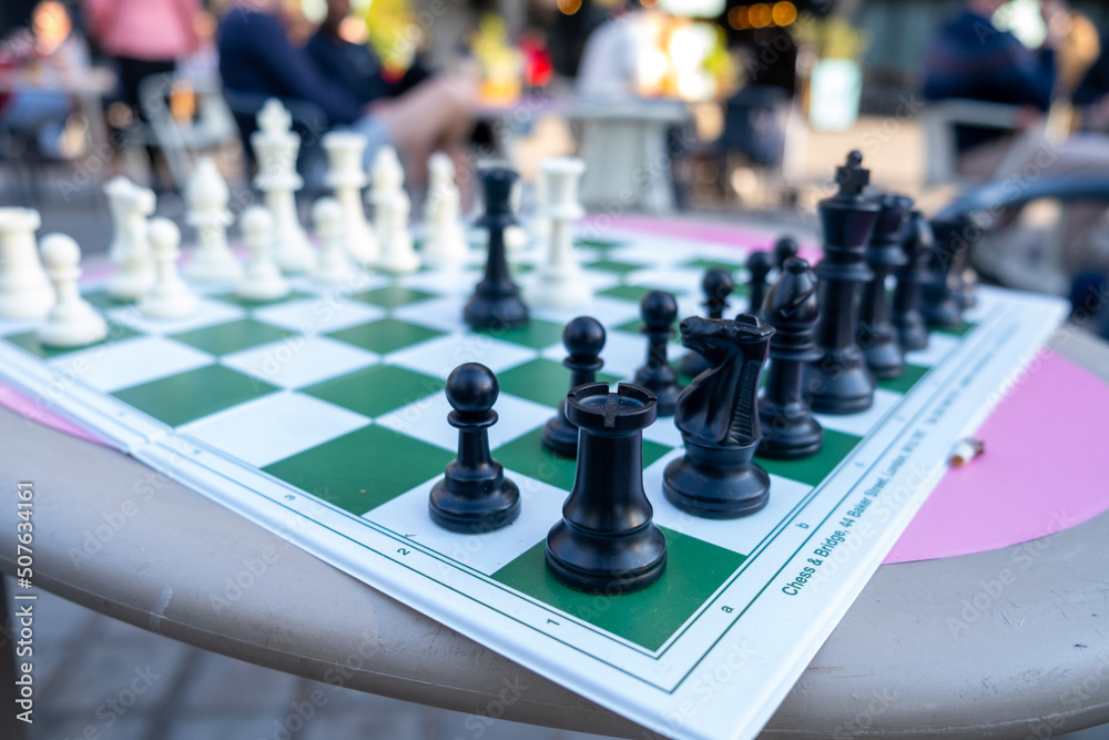 chess outside board and pieces chess outside board and pieces