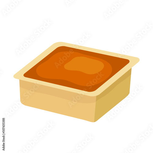 mustard sauce in box