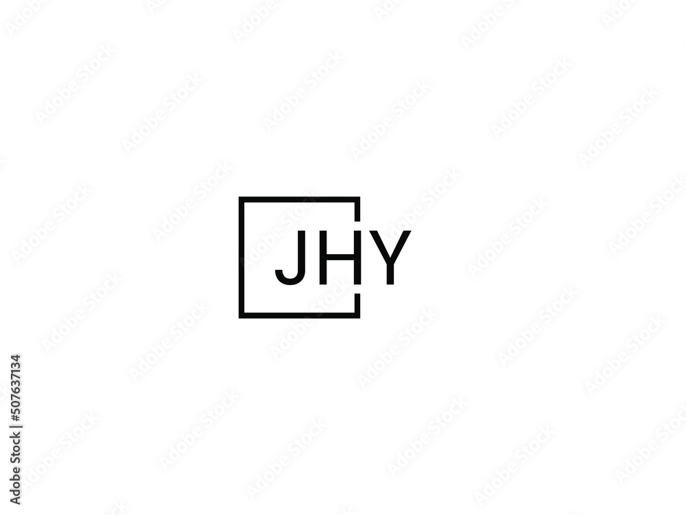 JHY letter initial logo design vector illustration JHY letter initial logo design vector illustration
