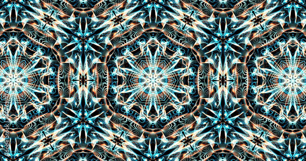 Abstract, futuristic and colorful pattern Abstract, futuristic and colorful pattern