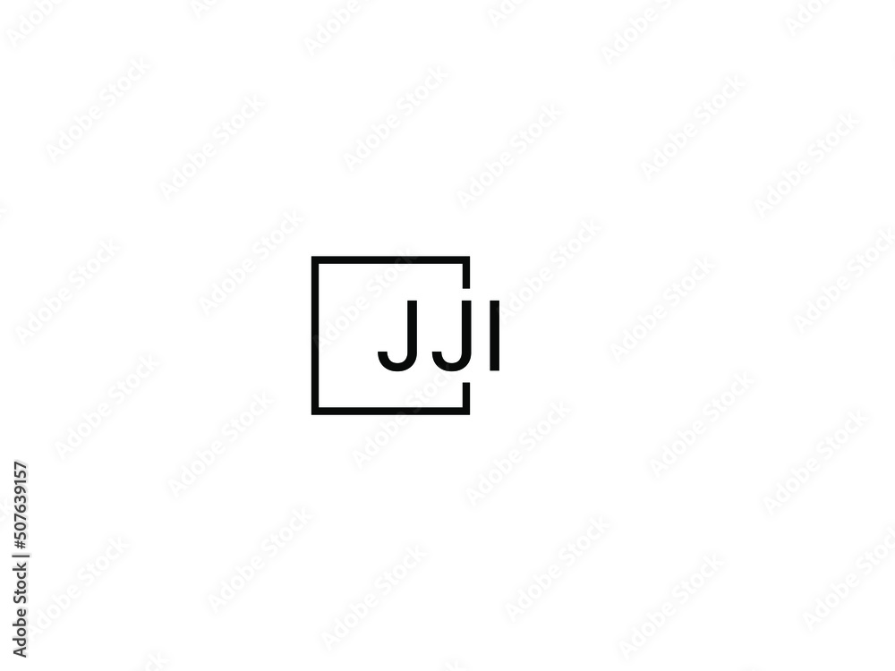 JJI letter initial logo design vector illustration JJI letter initial logo design vector illustration
