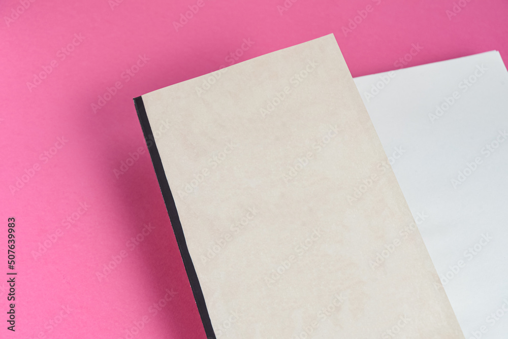 Physical paper book over background - closeup