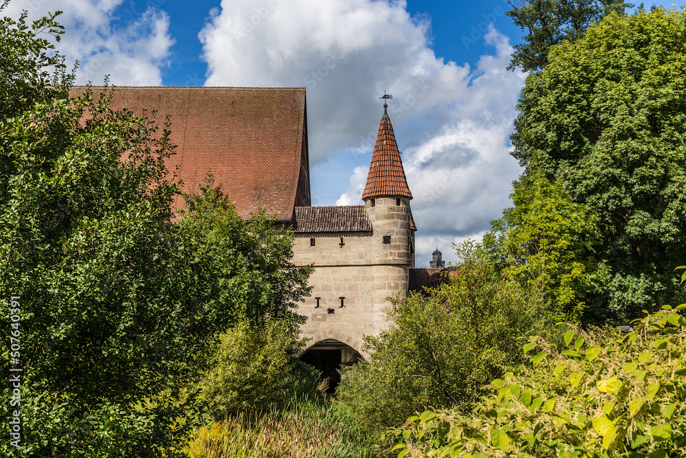 Dinkelsbühl, Germany. City mill (XIV century)