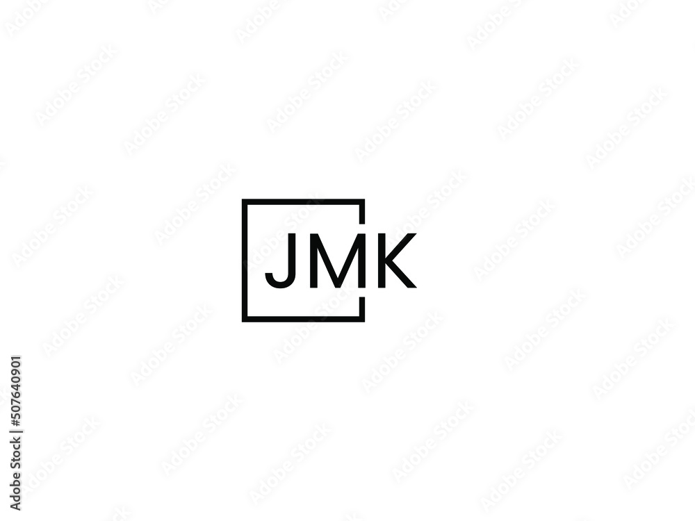 JMK letter initial logo design vector illustration JMK letter initial logo design vector illustration